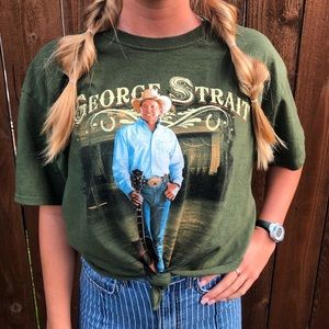 George Strait Crop Tee